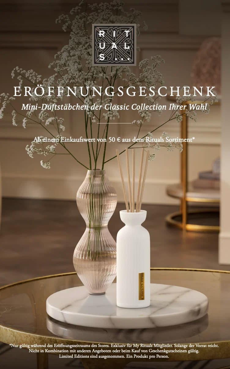 Rituals ist zurück im Erdgeschoss des Luisencenters!